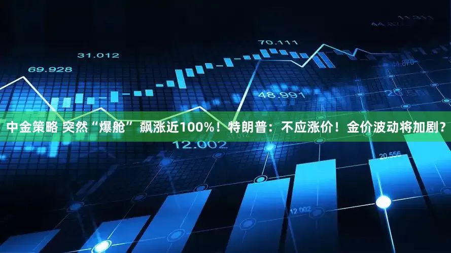 中金策略 突然“爆舱” 飙涨近100%！特朗普：不应涨价！金价波动将加剧？