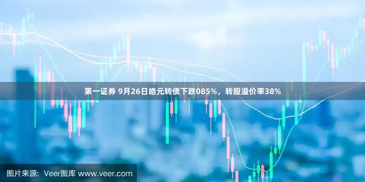 第一证券 9月26日皓元转债下跌085%，转股溢价率38%